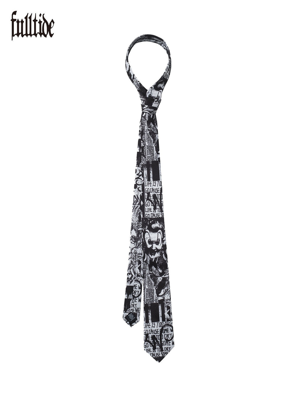 Two Tone Graffiti Art Print Arrowhead Business Women's Bow Convertible Neckties