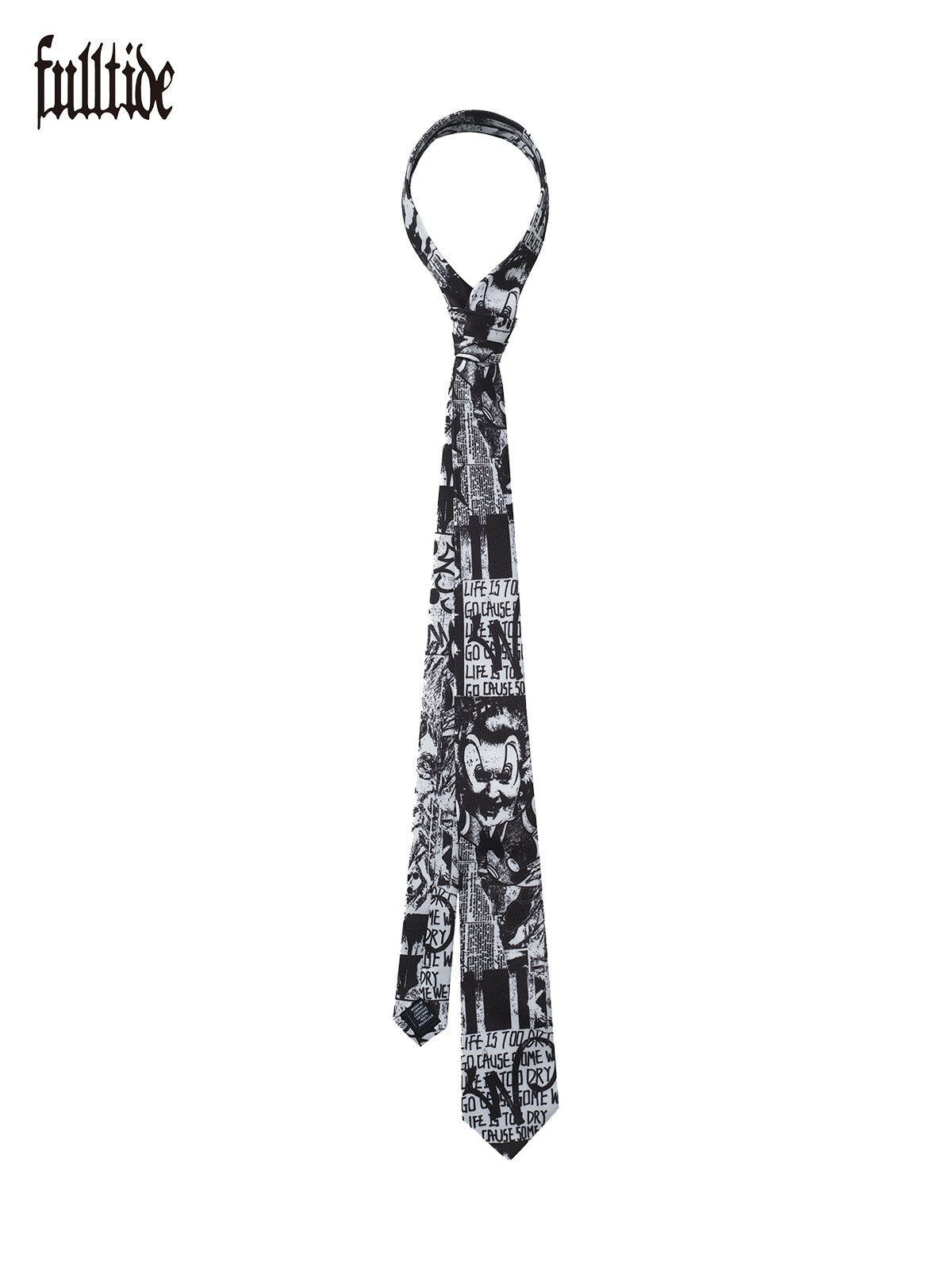 Two Tone Graffiti Art Print Arrowhead Business Women's Bow Convertible Neckties