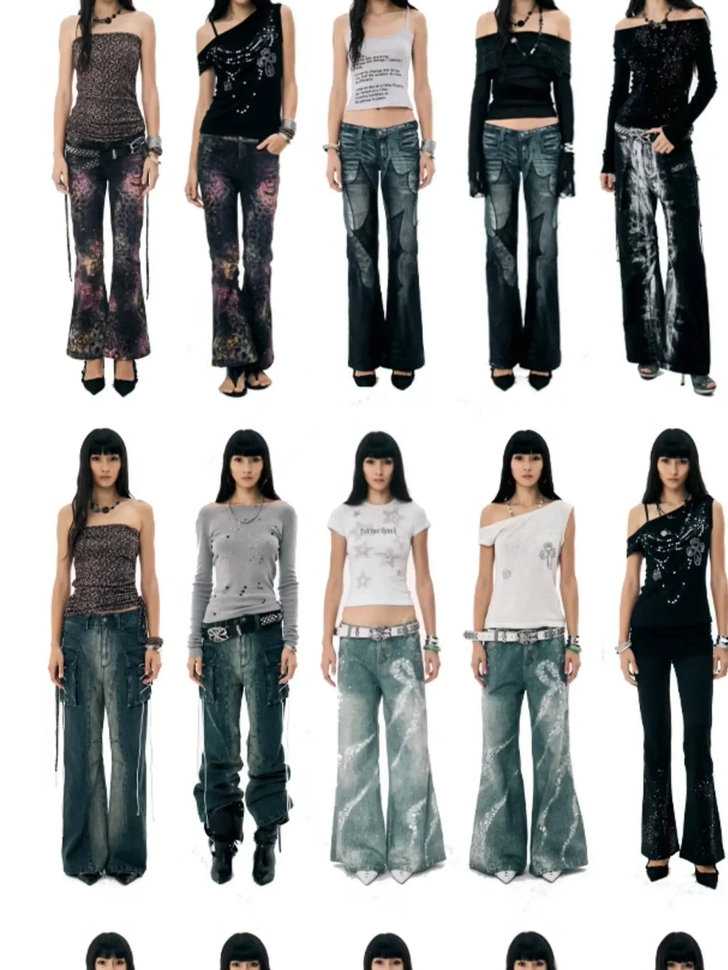 Waxed Straight Leg Trousers