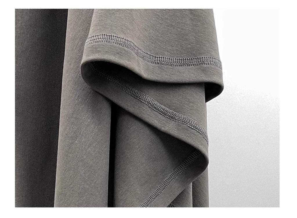FUZZYKON | Fine Ribbed Large U-Neck Slim Fit Racerback Tank Dress [ID:]