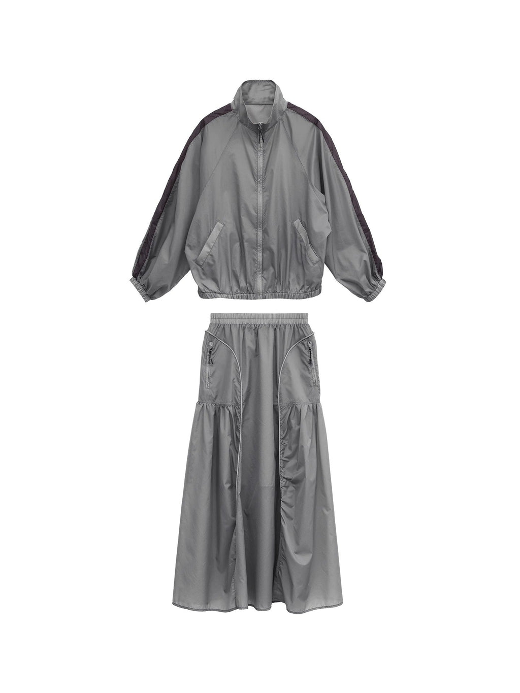 FUZZYKON | Ultra-Light 50G Functional Sun-Protective Windbreaker Jacket Skirt Set [ID:]