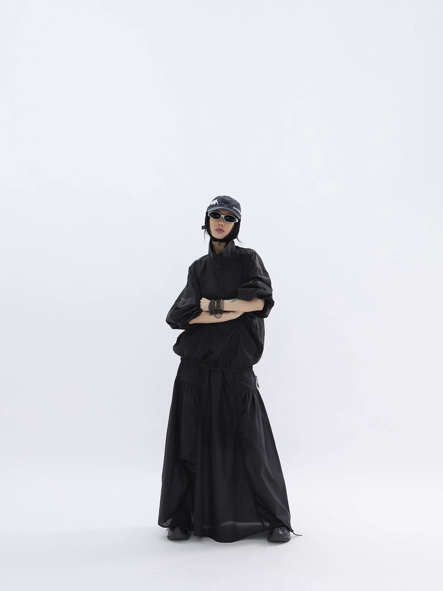 FUZZYKON | Ultra-Light 50G Functional Sun-Protective Windbreaker Jacket Skirt Set [ID:]