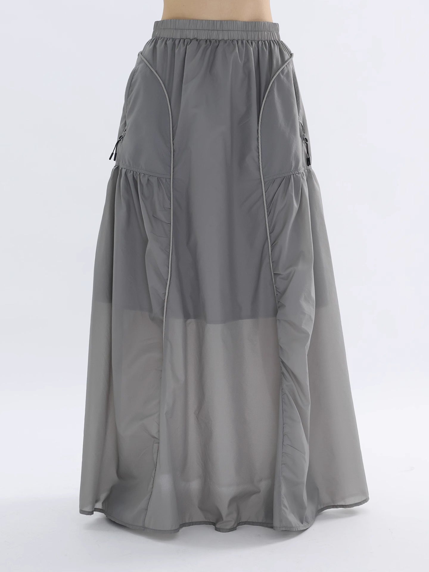 FUZZYKON | Ultra-Light 50G Functional Sun-Protective Windbreaker Jacket Skirt Set [ID:]