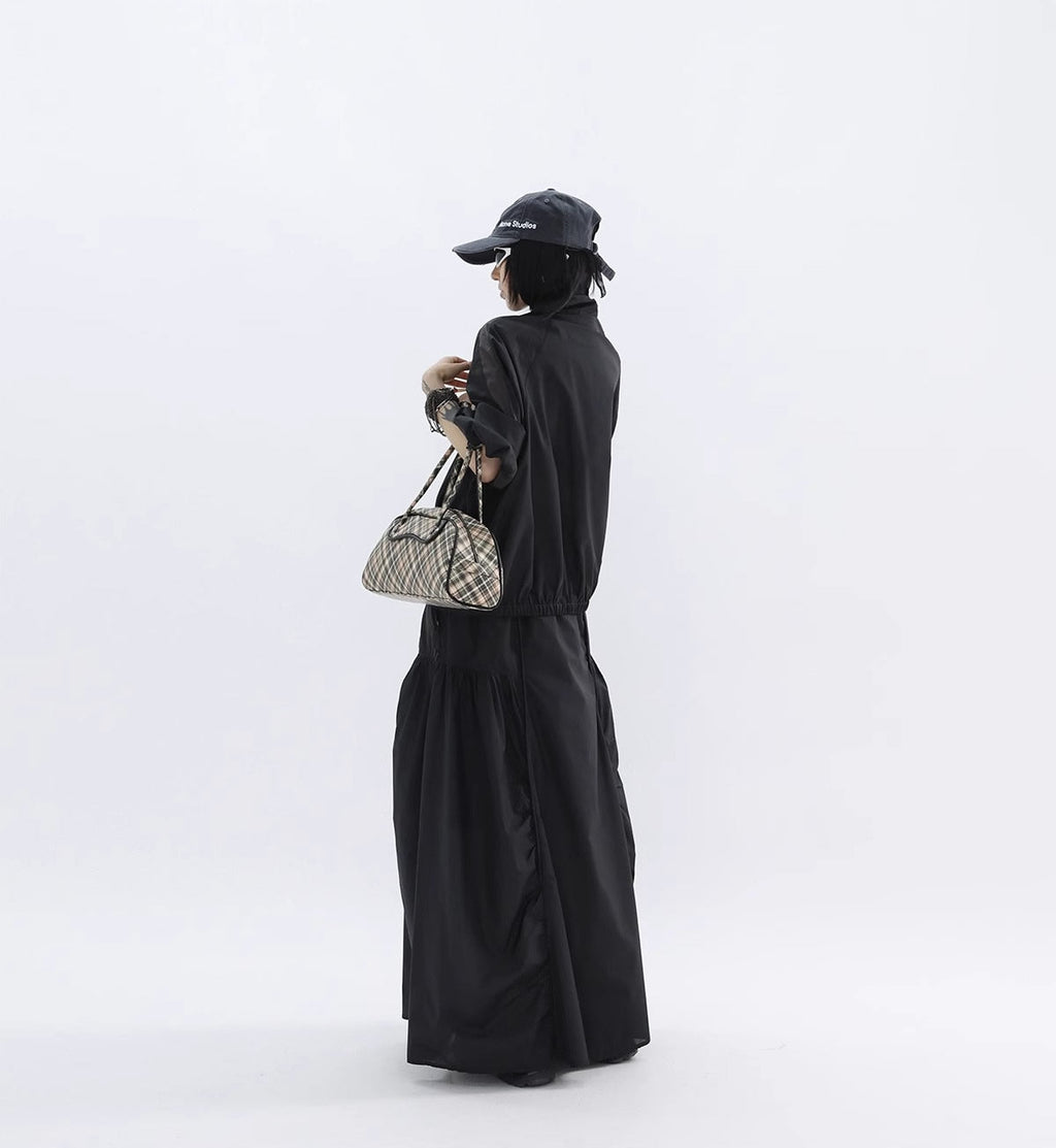 FUZZYKON | Ultra-Light 50G Functional Sun-Protective Windbreaker Jacket Skirt Set [ID:]