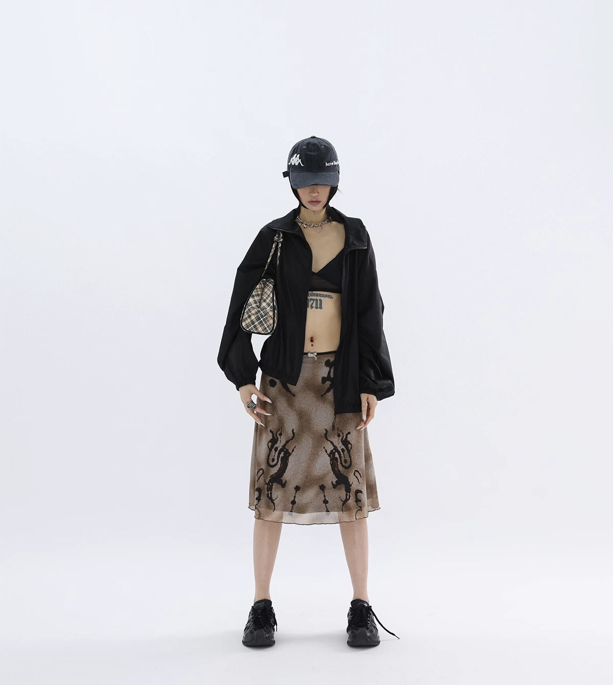 FUZZYKON | Ultra-Light 50G Functional Sun-Protective Windbreaker Jacket Skirt Set [ID:]
