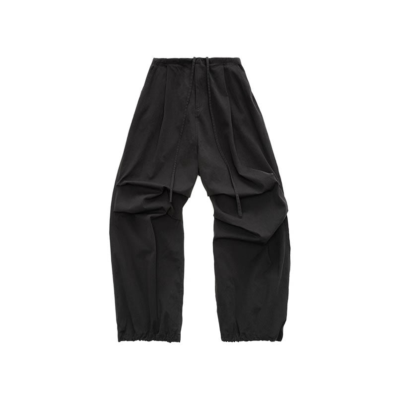 1JINN STUDIO | Washed Loose Wrinkled Balloon Fit Cargo Pants [ID:]