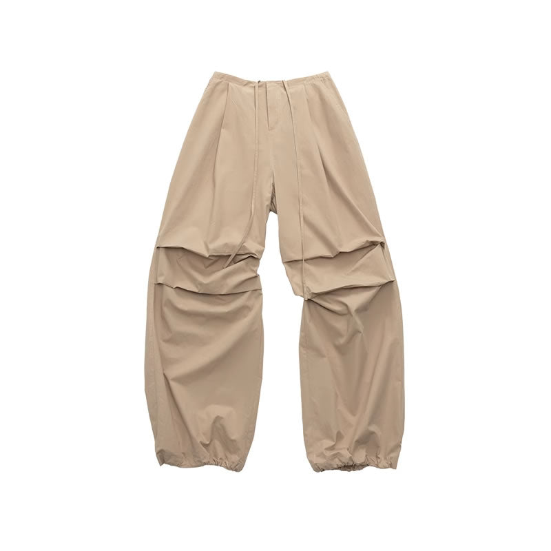 1JINN STUDIO | Washed Loose Wrinkled Balloon Fit Cargo Pants [ID:]