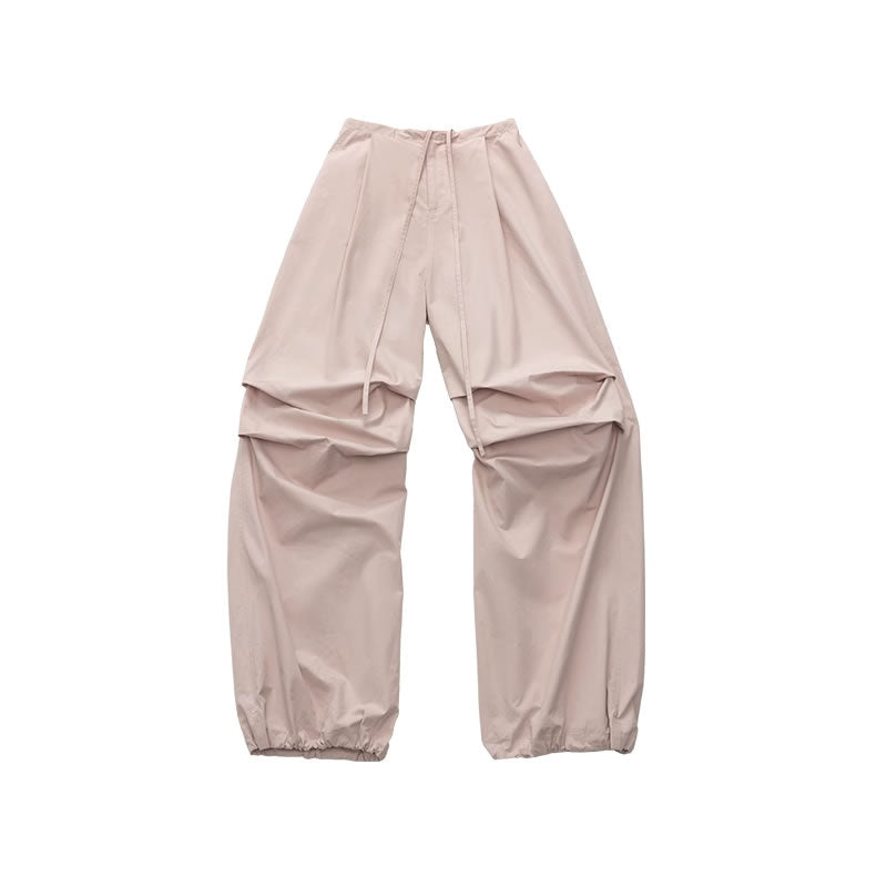 1JINN STUDIO | Washed Loose Wrinkled Balloon Fit Cargo Pants [ID:]