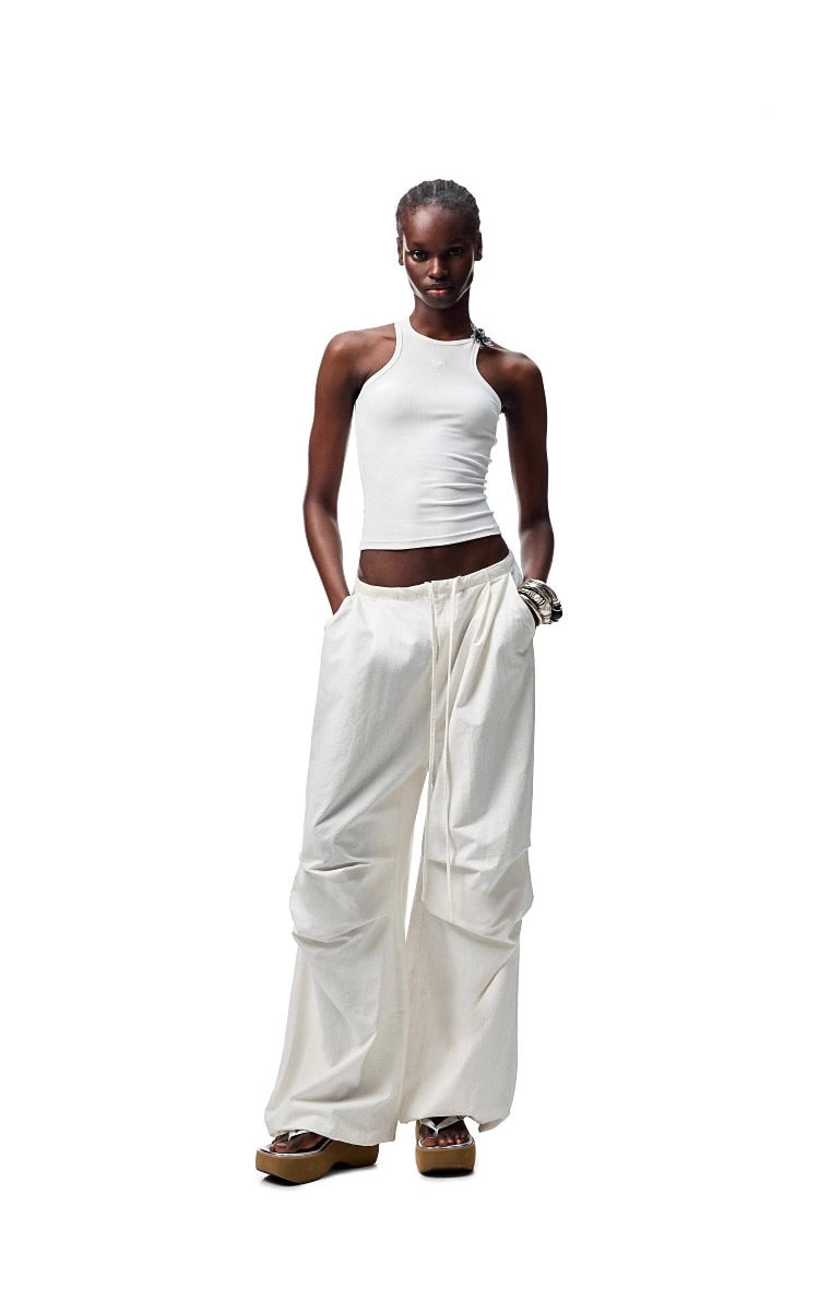 1JINN STUDIO | Washed Loose Wrinkled Balloon Fit Cargo Pants [ID:]
