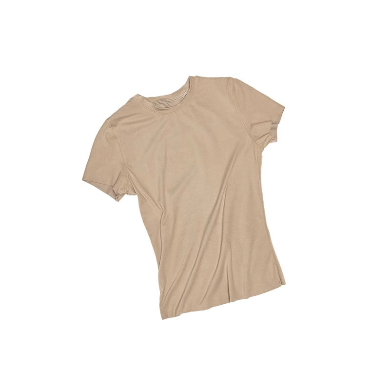 1JINN STUDIO | Raw Edge Solid Color High Stretch Slim Fit T-Shirt [ID:]