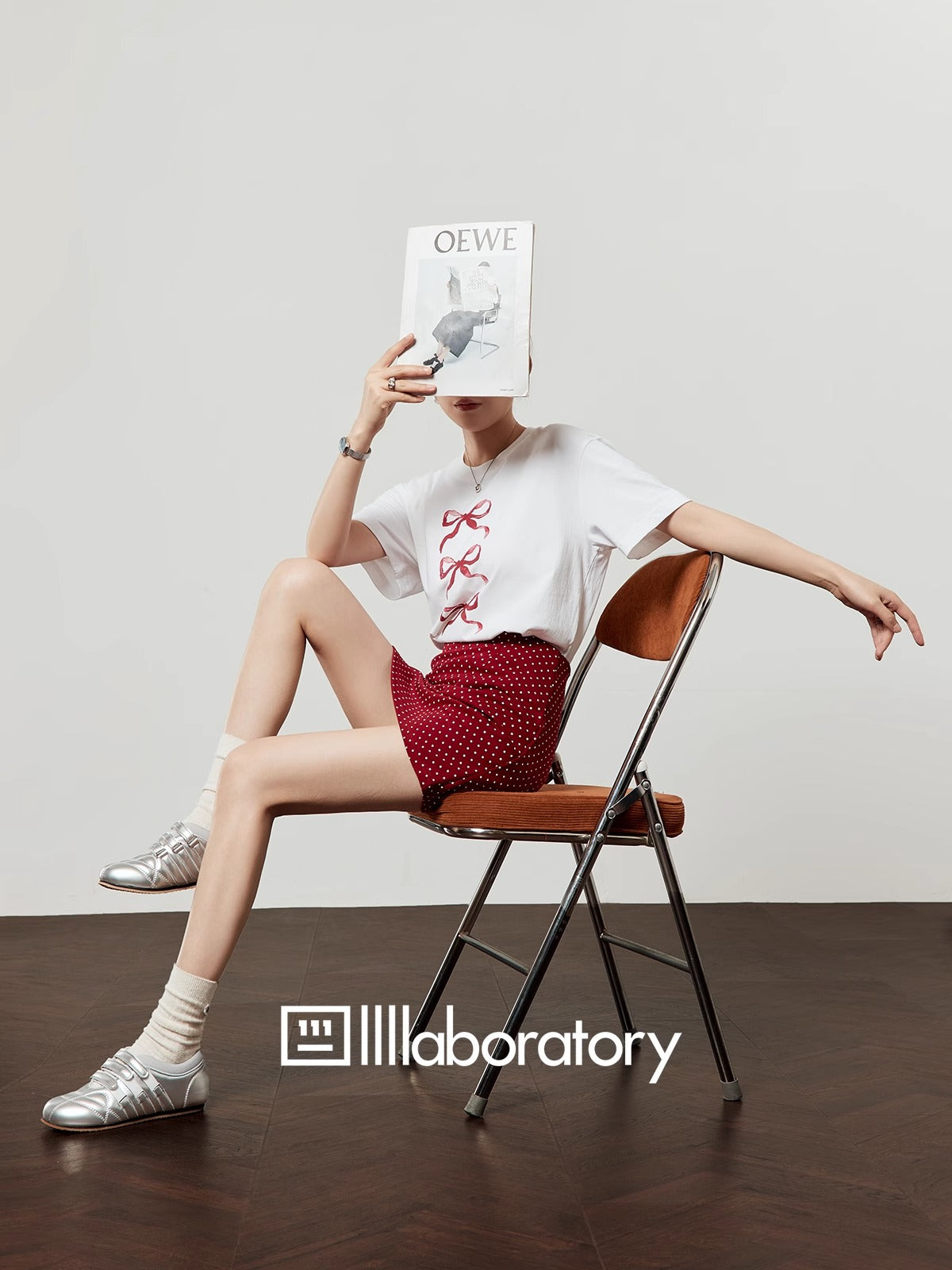 Zhouliwu Round Neck Loose Fit Graphic Cotton T-Shirt
 [ID:0046TO]