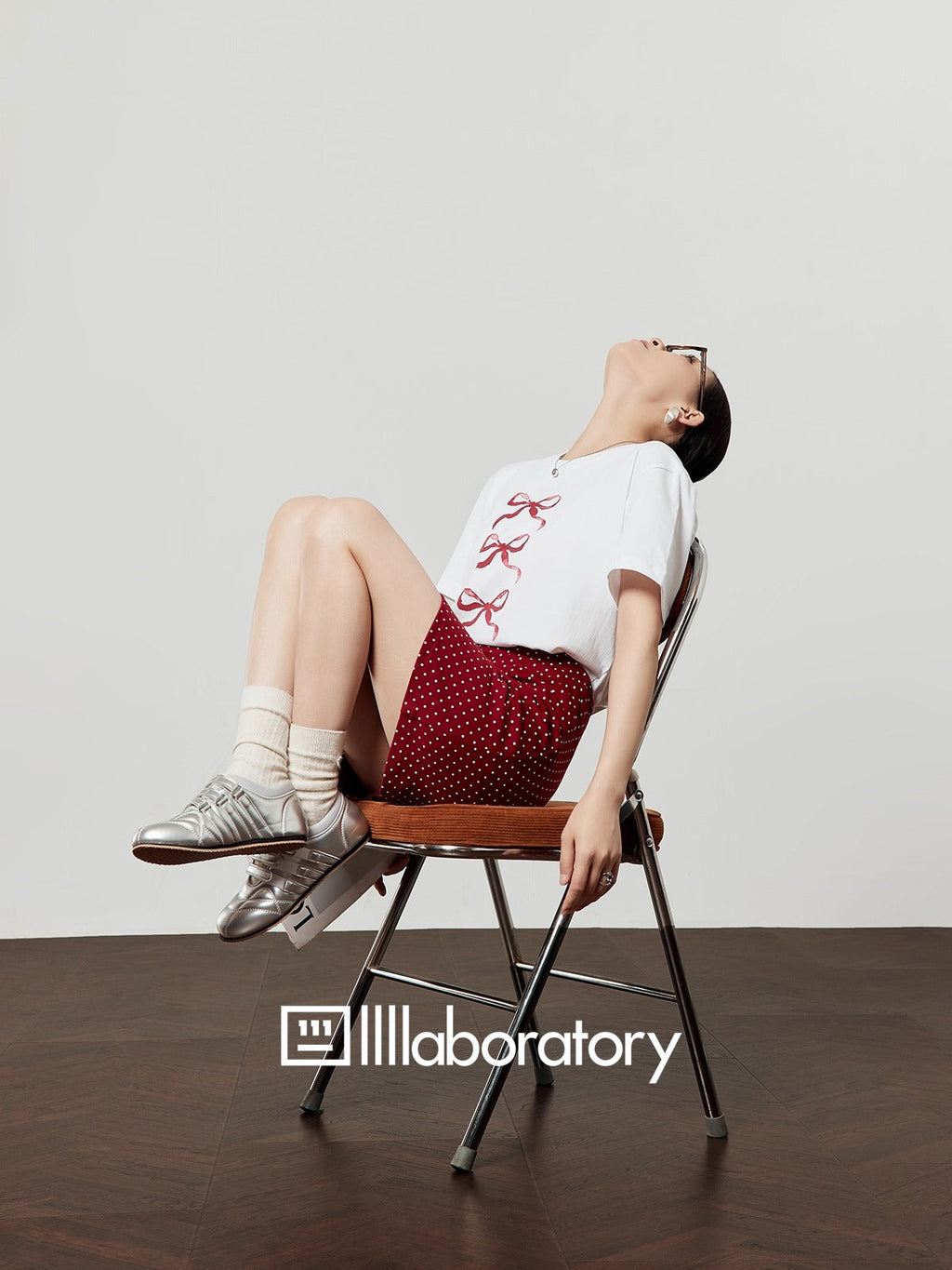Zhouliwu Round Neck Loose Fit Graphic Cotton T-Shirt
 [ID:0046TO]
