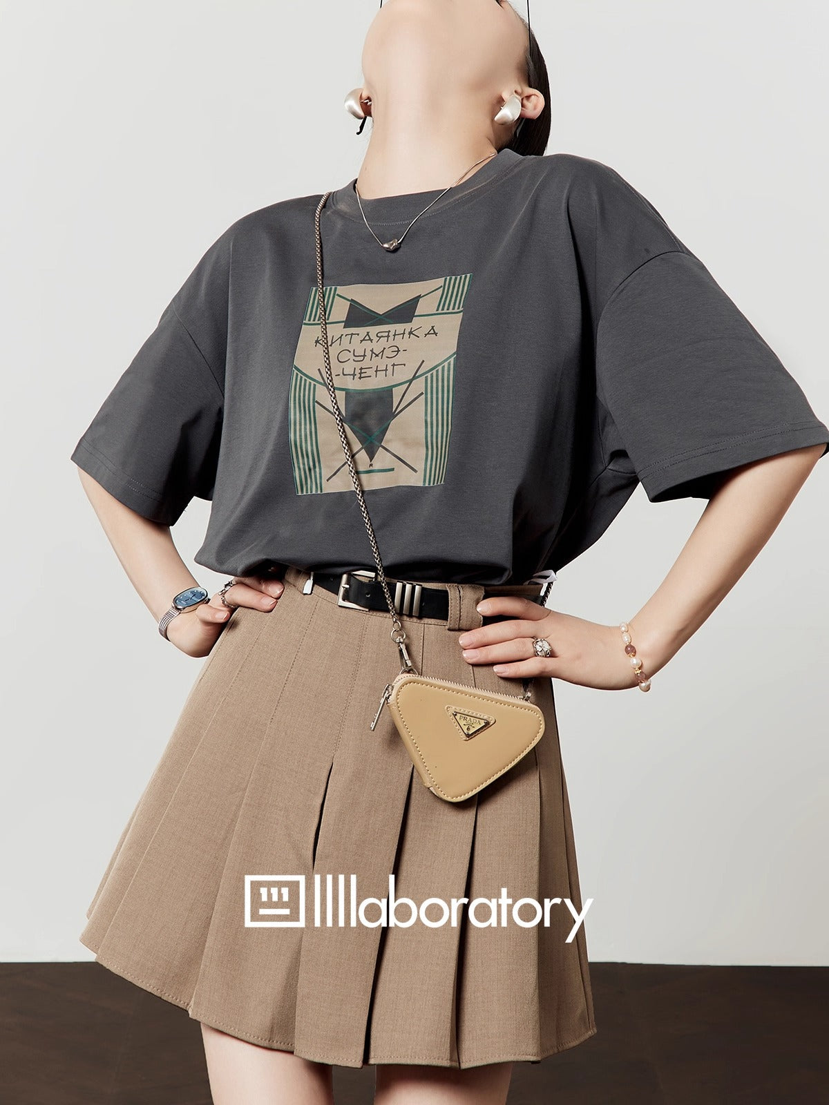 Oak Ash Hollow Out Waist T-Shirt Dress for Women 2025 [ID:0051OP]