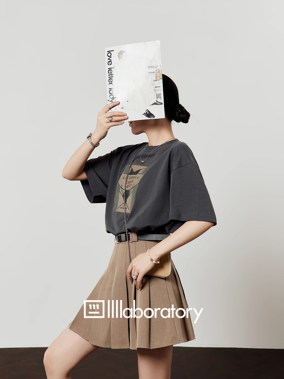 Oak Ash Hollow Out Waist T-Shirt Dress for Women 2025 [ID:0051OP]