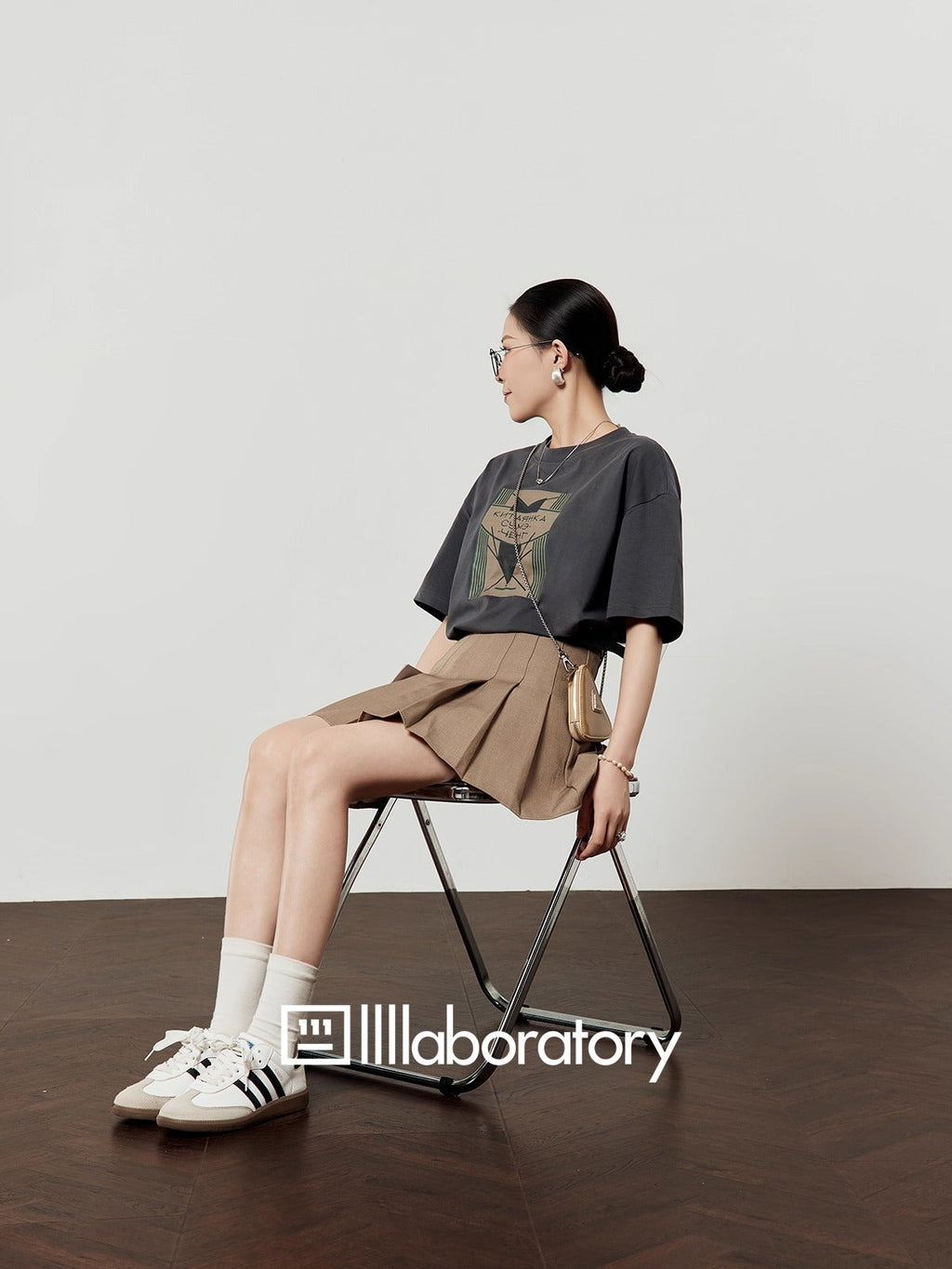 Oak Ash Hollow Out Waist T-Shirt Dress for Women 2025 [ID:0051OP]