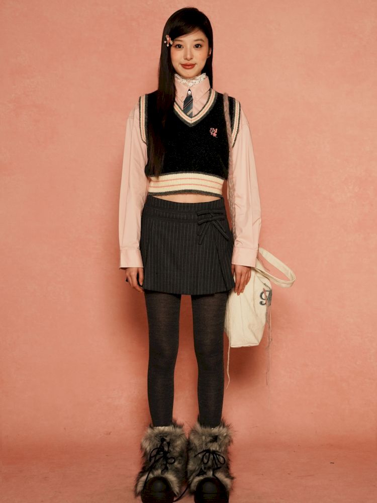 Chic Knit Sweater Vest