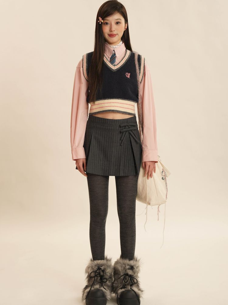 Chic Knit Sweater Vest