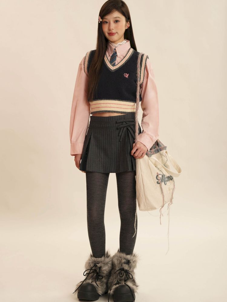 Chic Knit Sweater Vest