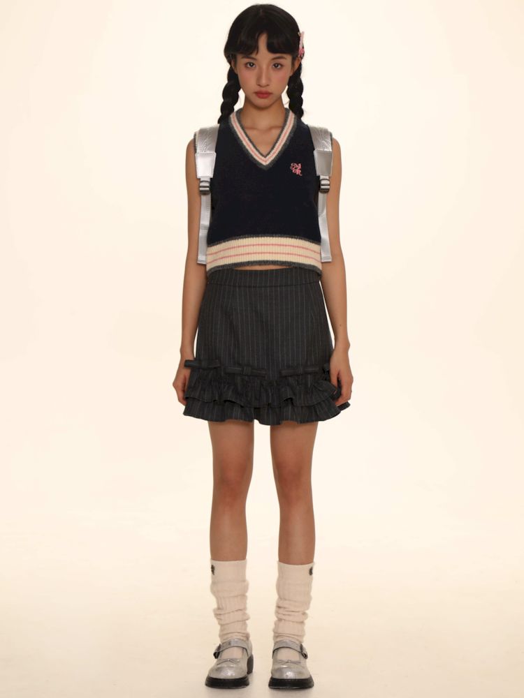 Chic Knit Sweater Vest