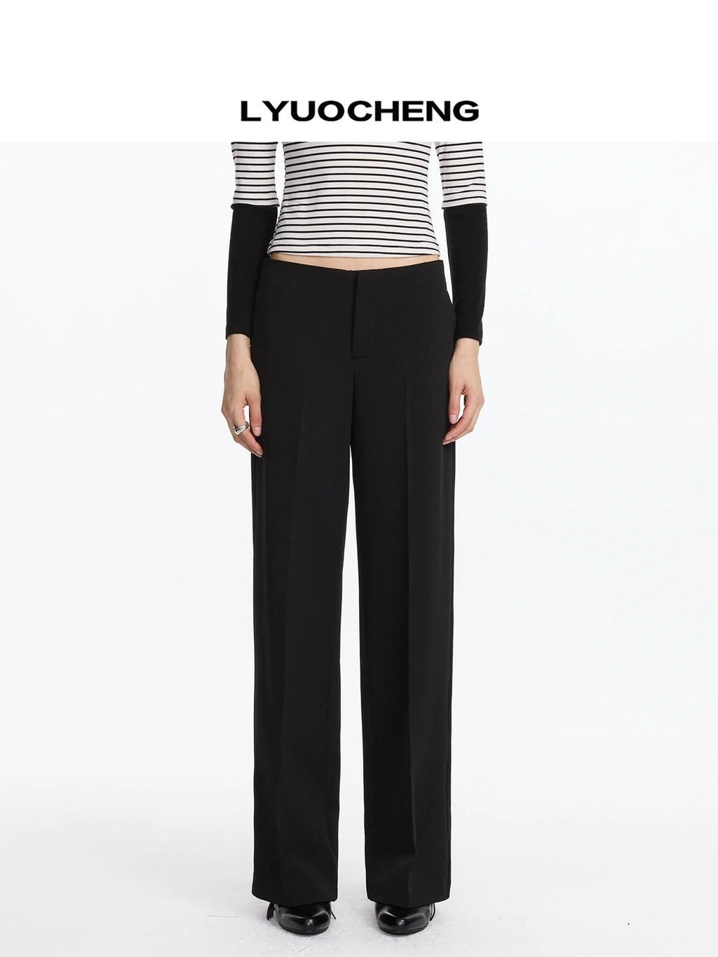 Autumn Minimalist Straight Leg Trousers
