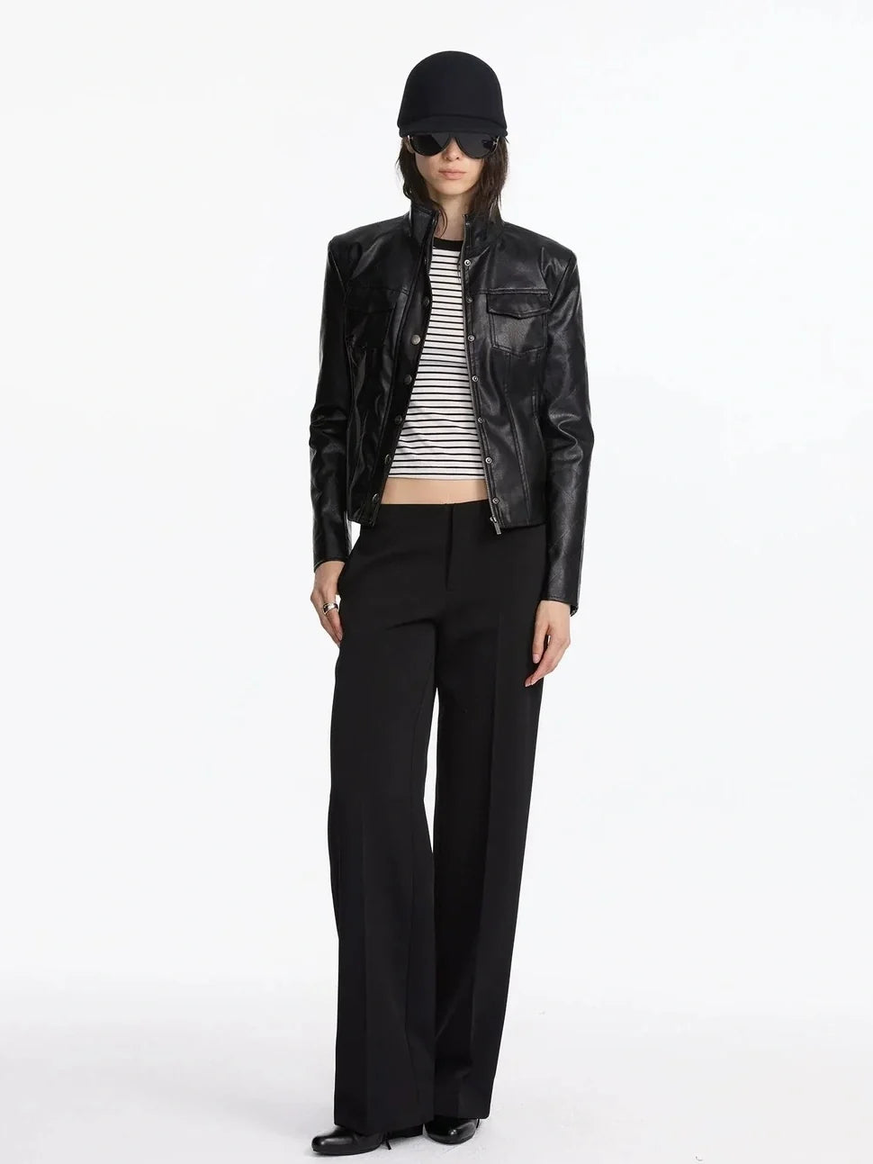 Autumn Minimalist Straight Leg Trousers