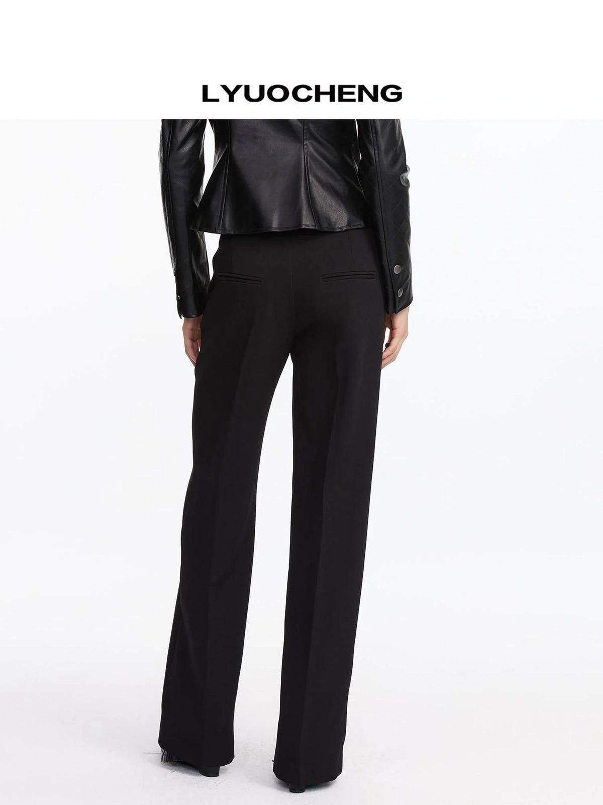 Autumn Minimalist Straight Leg Trousers
