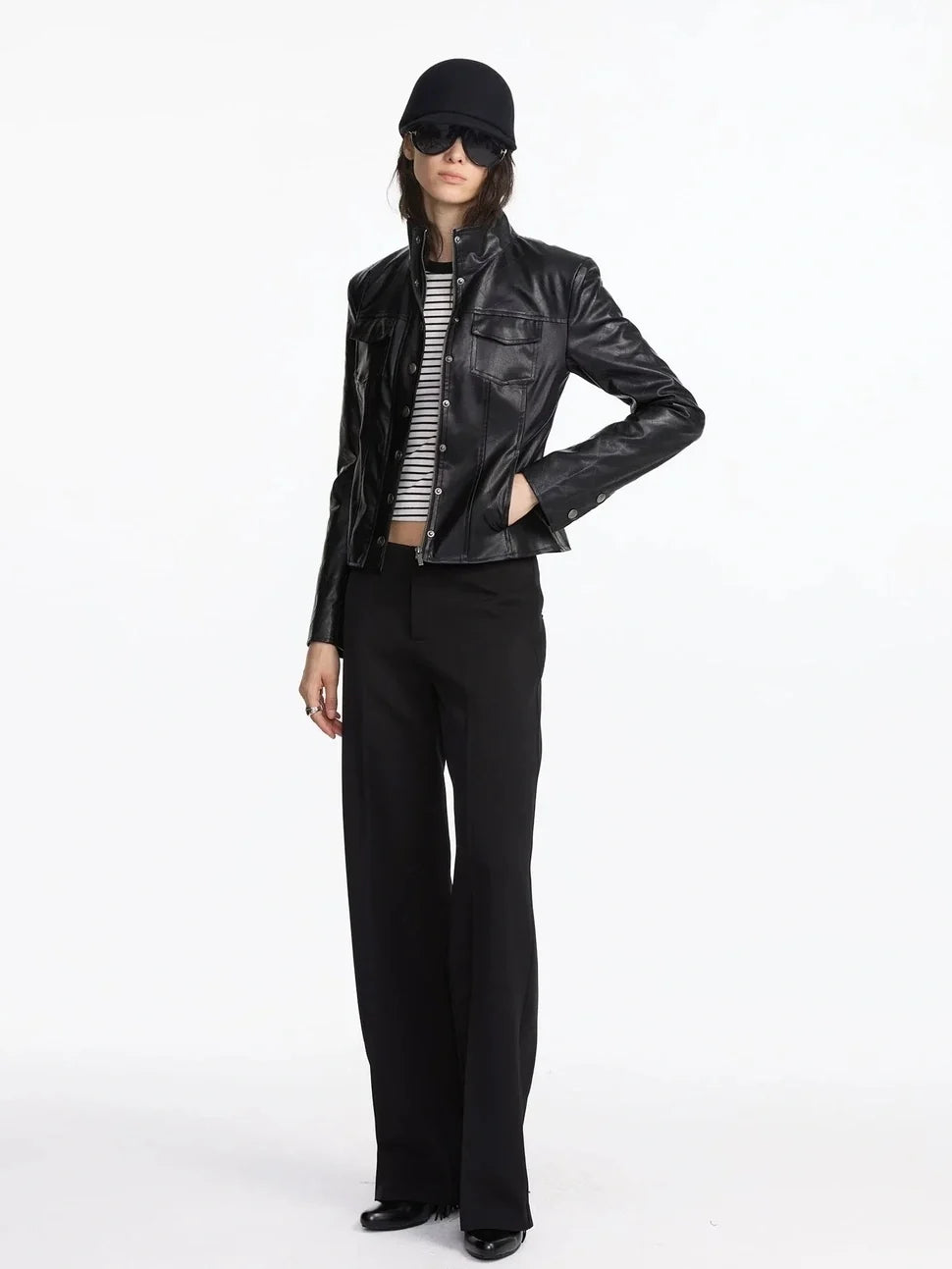 Autumn Minimalist Straight Leg Trousers
