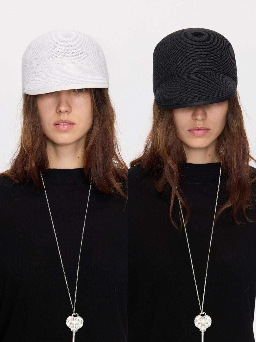 Braided Straw Adjustable Soft Brim Equestrian Regenerated Cellulose Hat