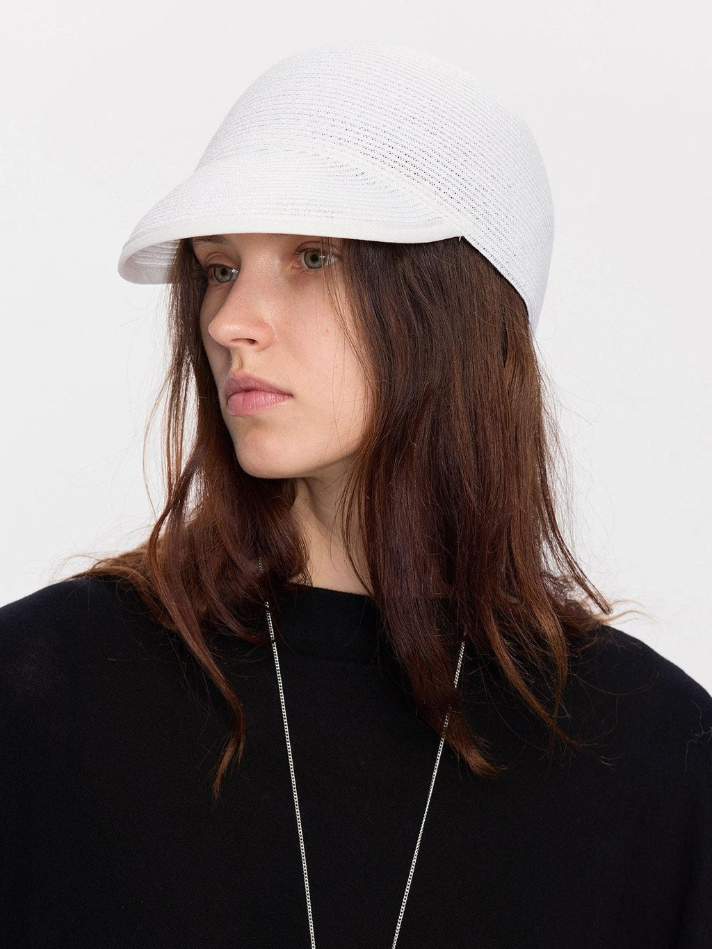 Braided Straw Adjustable Soft Brim Equestrian Regenerated Cellulose Hat