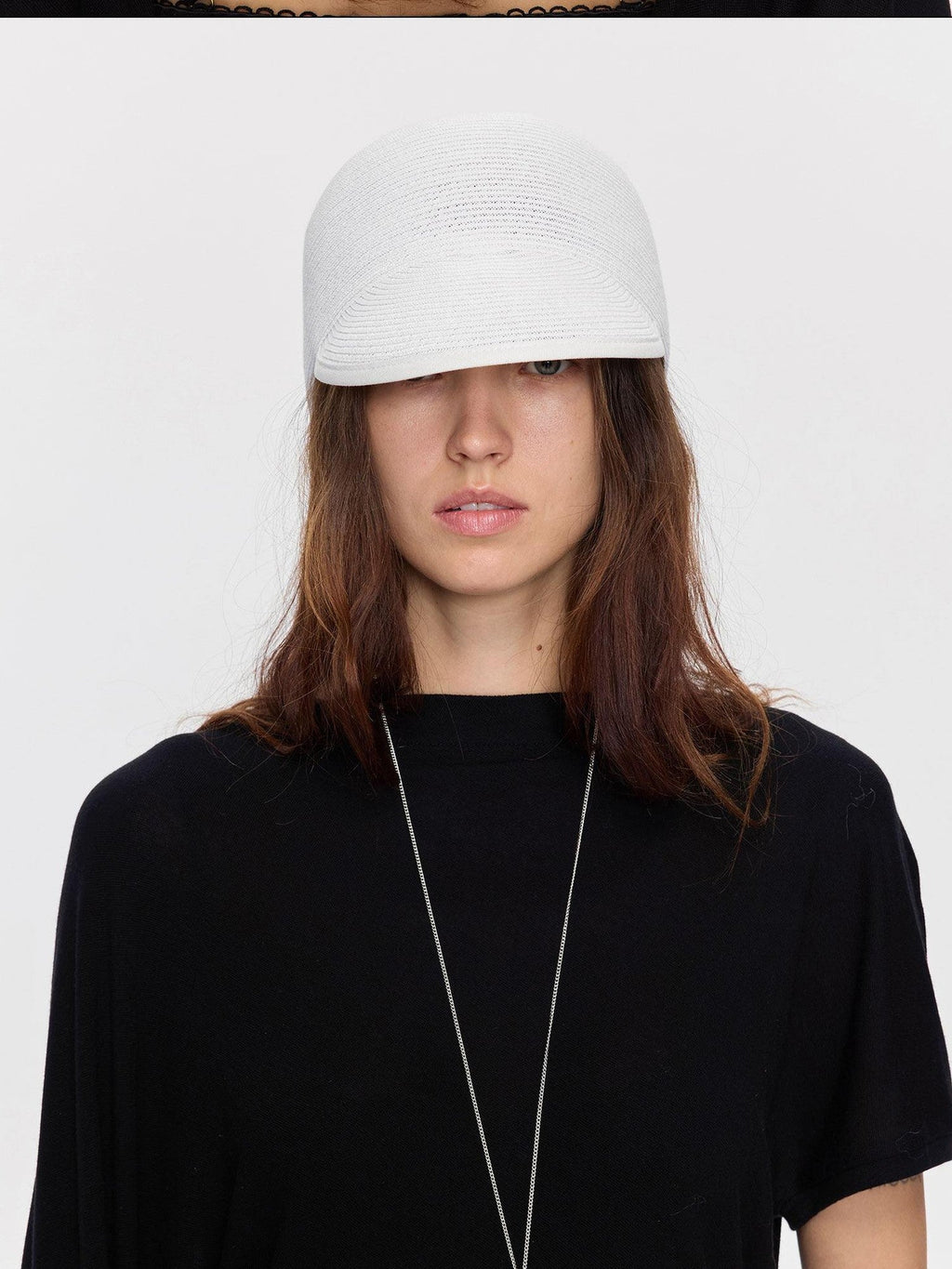 Braided Straw Adjustable Soft Brim Equestrian Regenerated Cellulose Hat
