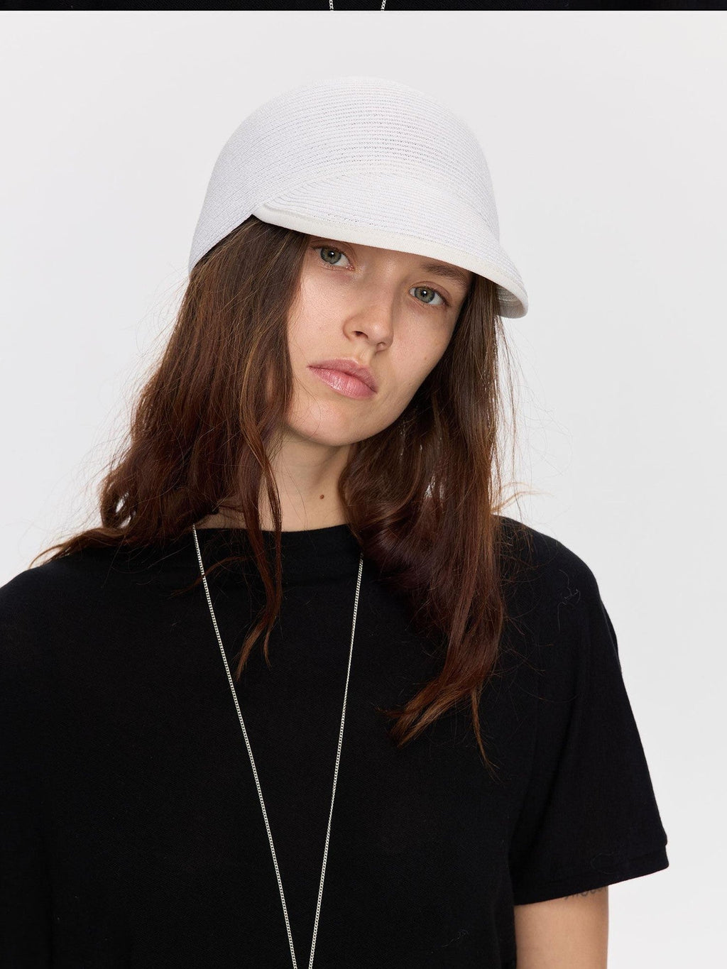 Braided Straw Adjustable Soft Brim Equestrian Regenerated Cellulose Hat