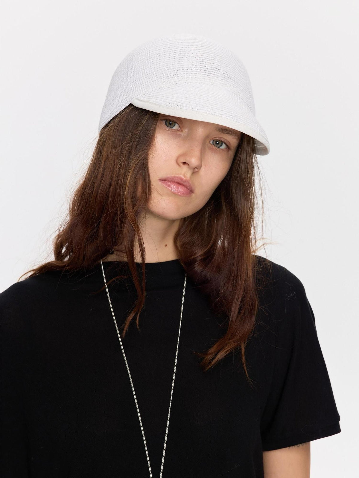 Braided Straw Adjustable Soft Brim Equestrian Regenerated Cellulose Hat