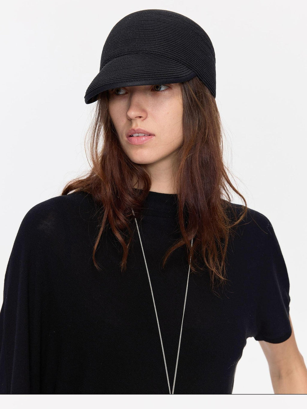 Braided Straw Adjustable Soft Brim Equestrian Regenerated Cellulose Hat
