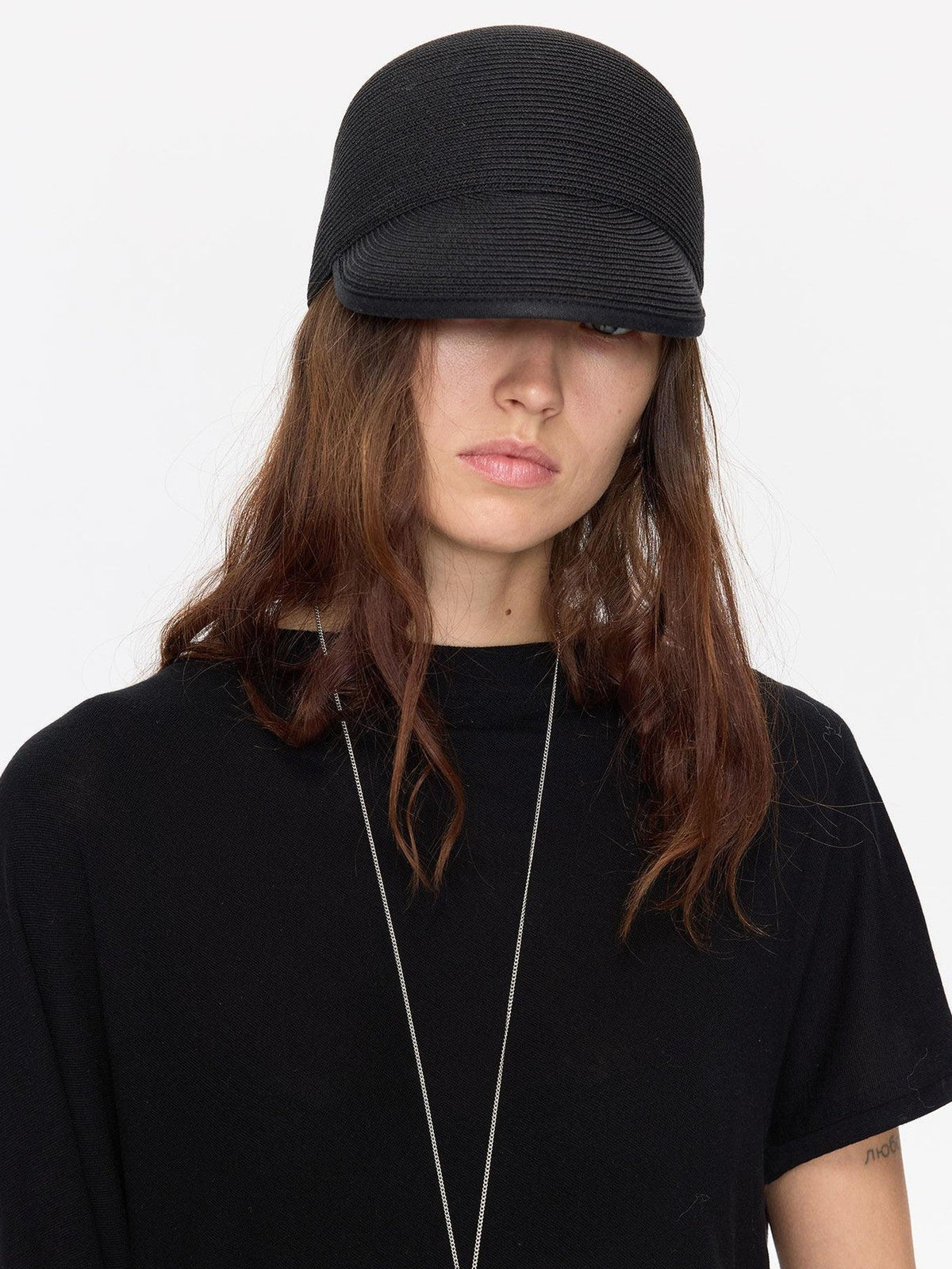 Braided Straw Adjustable Soft Brim Equestrian Regenerated Cellulose Hat
