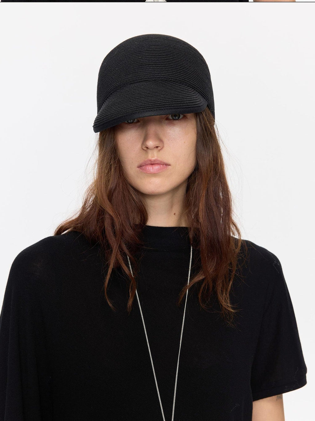 Braided Straw Adjustable Soft Brim Equestrian Regenerated Cellulose Hat