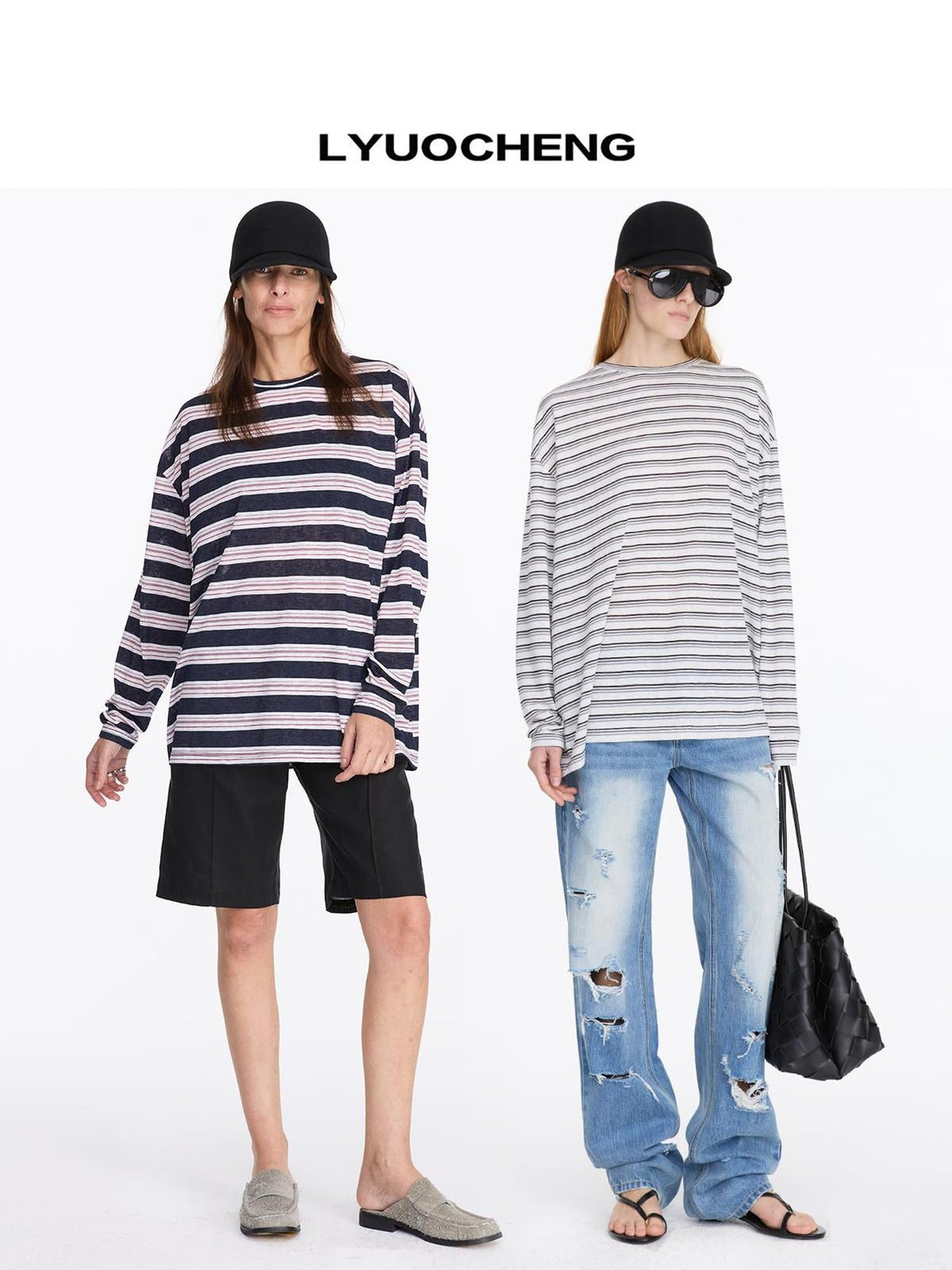 Color Block Stripe Long Sleeve T-Shirt