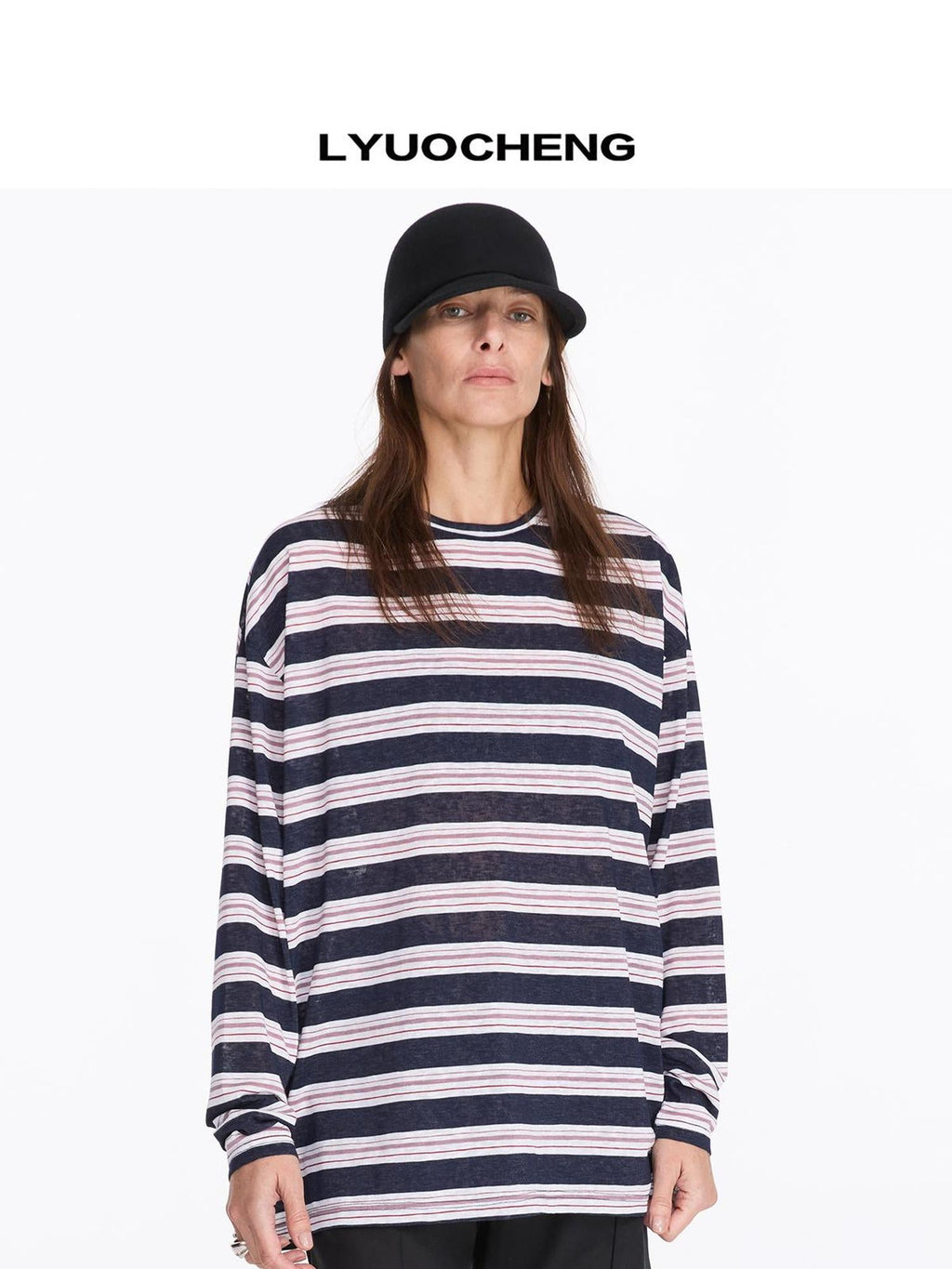 Color Block Stripe Long Sleeve T-Shirt