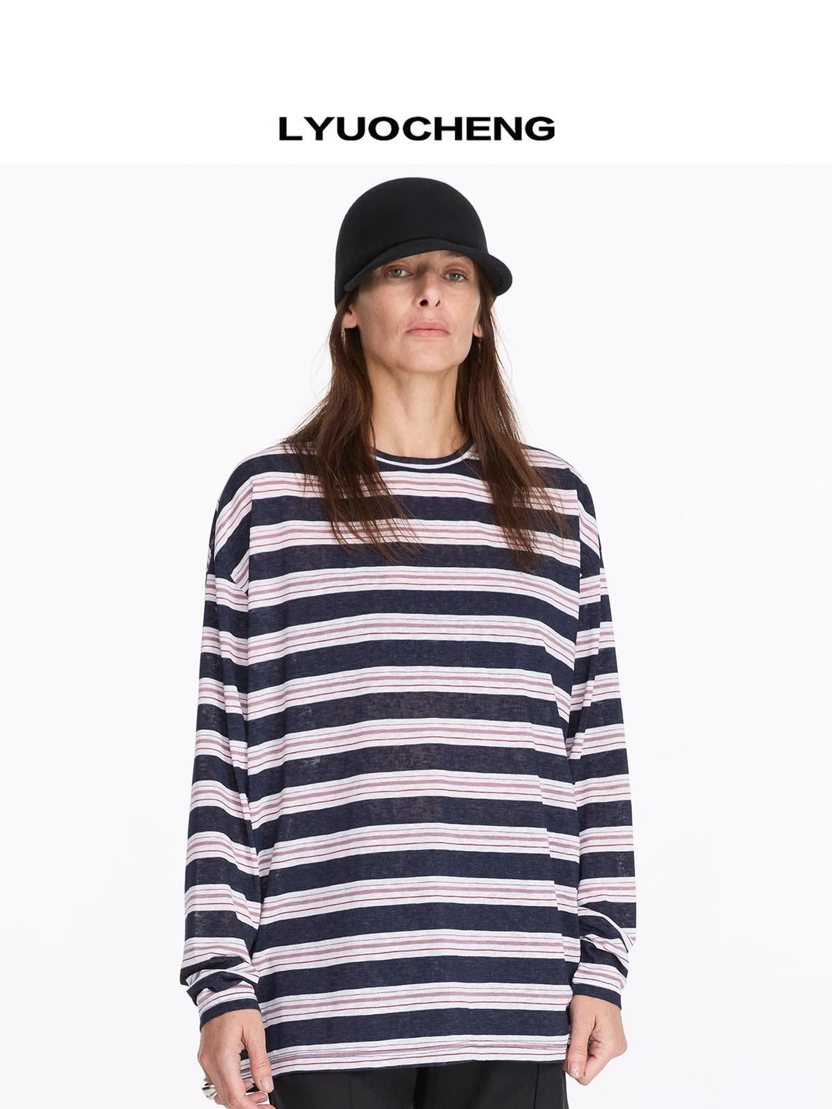 Color Block Stripe Long Sleeve T-Shirt
