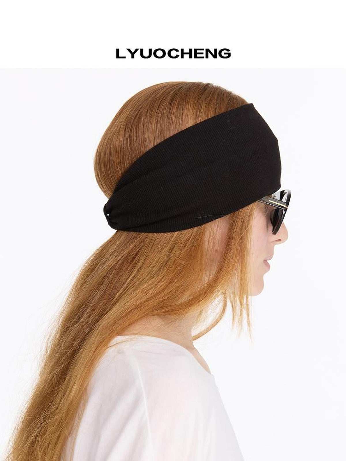 Elastic Wide Knit Headband For Women Spring Summer