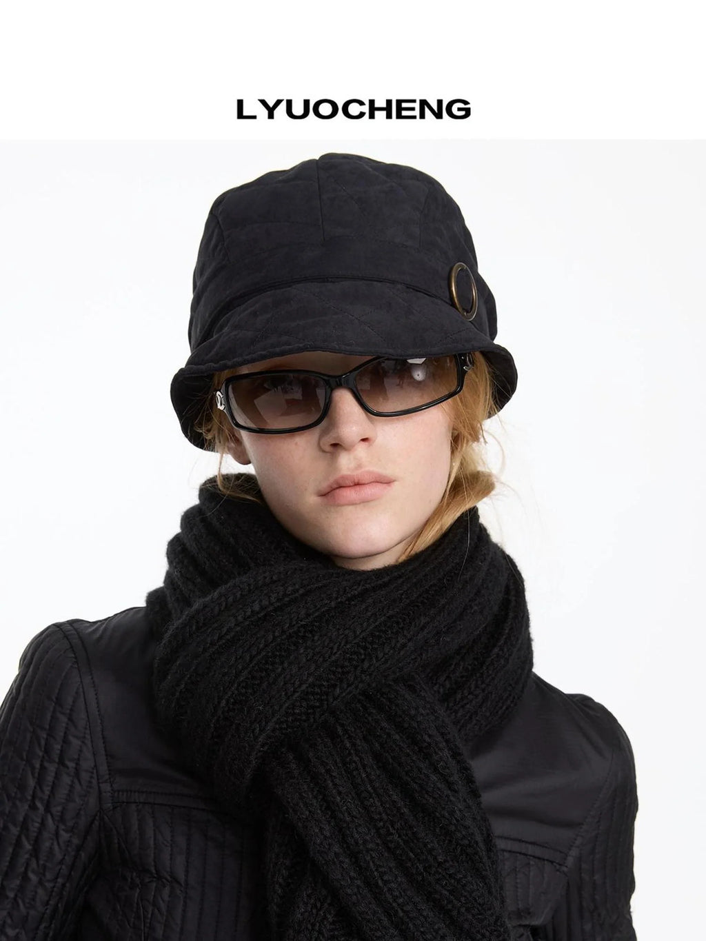 Quilted Cotton Short Brimmed Cap