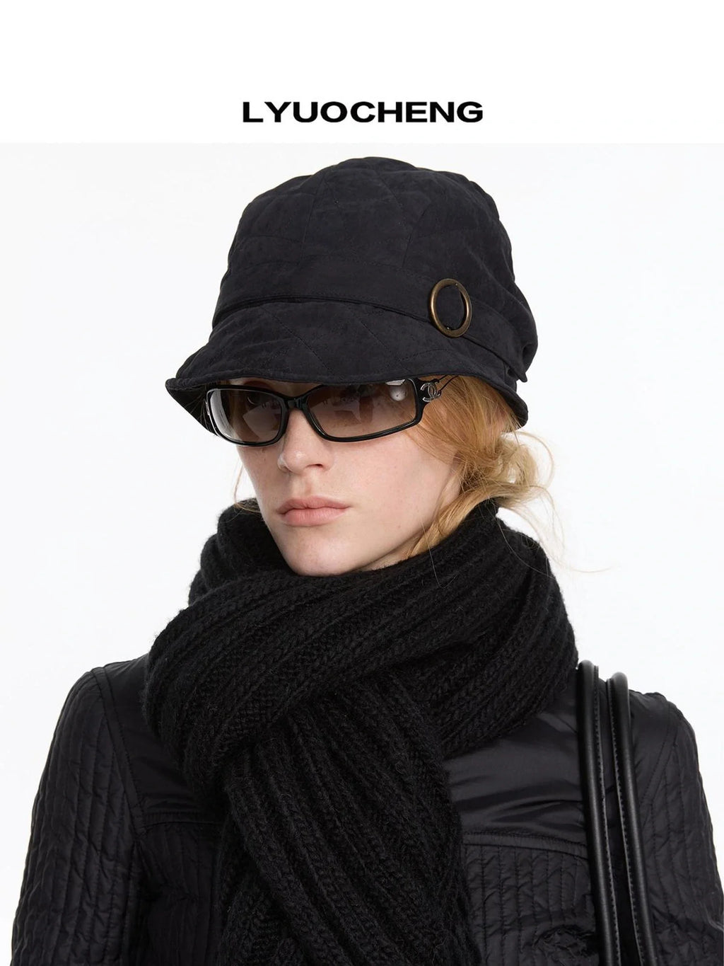 Quilted Cotton Short Brimmed Cap
