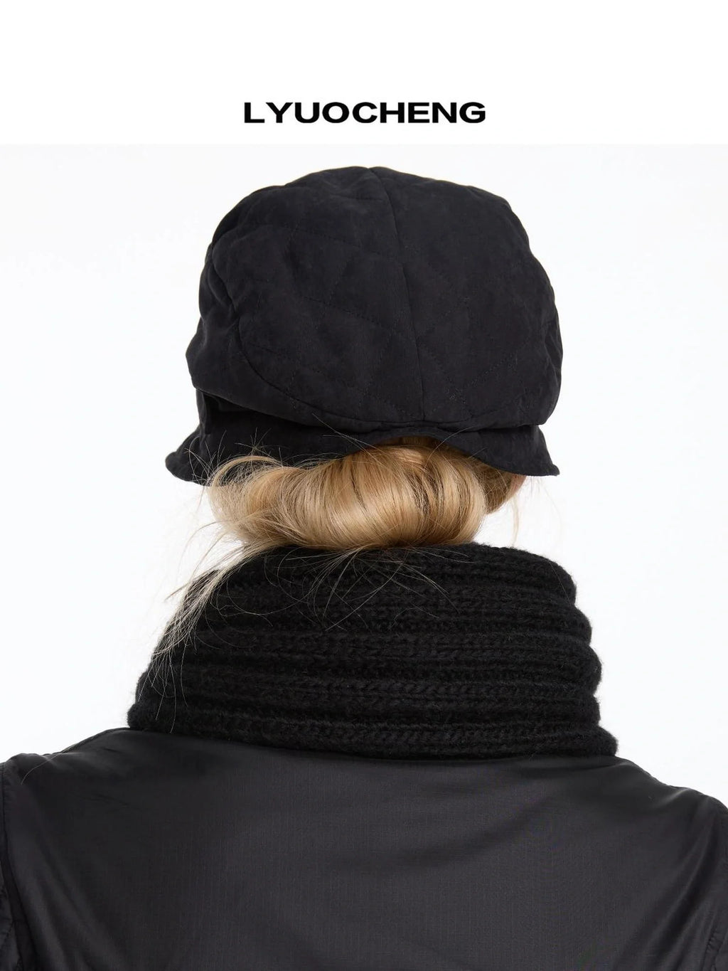 Quilted Cotton Short Brimmed Cap