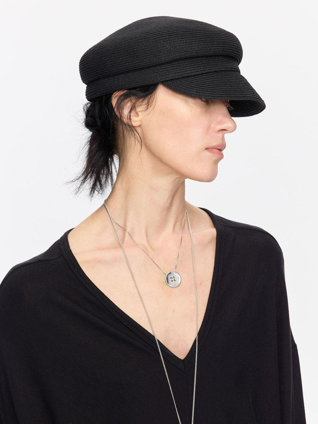 Straw Woven Braided Flat Top Rider Adjustable Lightweight Polyester Hat