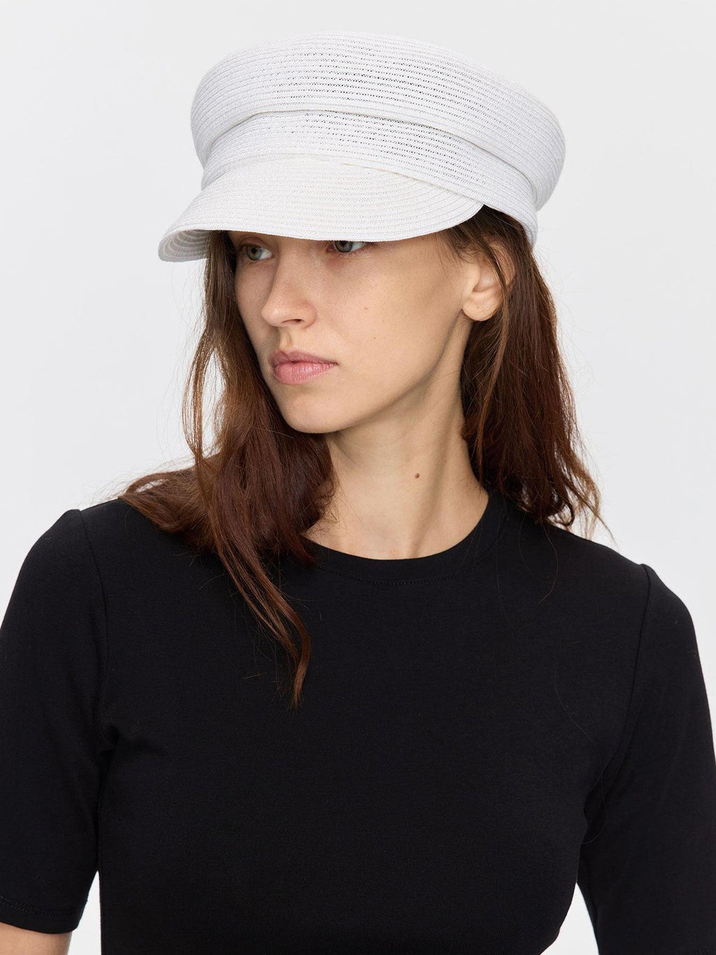 Straw Woven Braided Flat Top Rider Adjustable Lightweight Polyester Hat