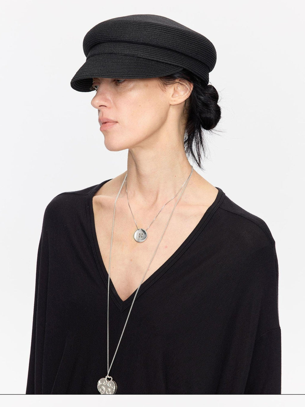 Straw Woven Braided Flat Top Rider Adjustable Lightweight Polyester Hat