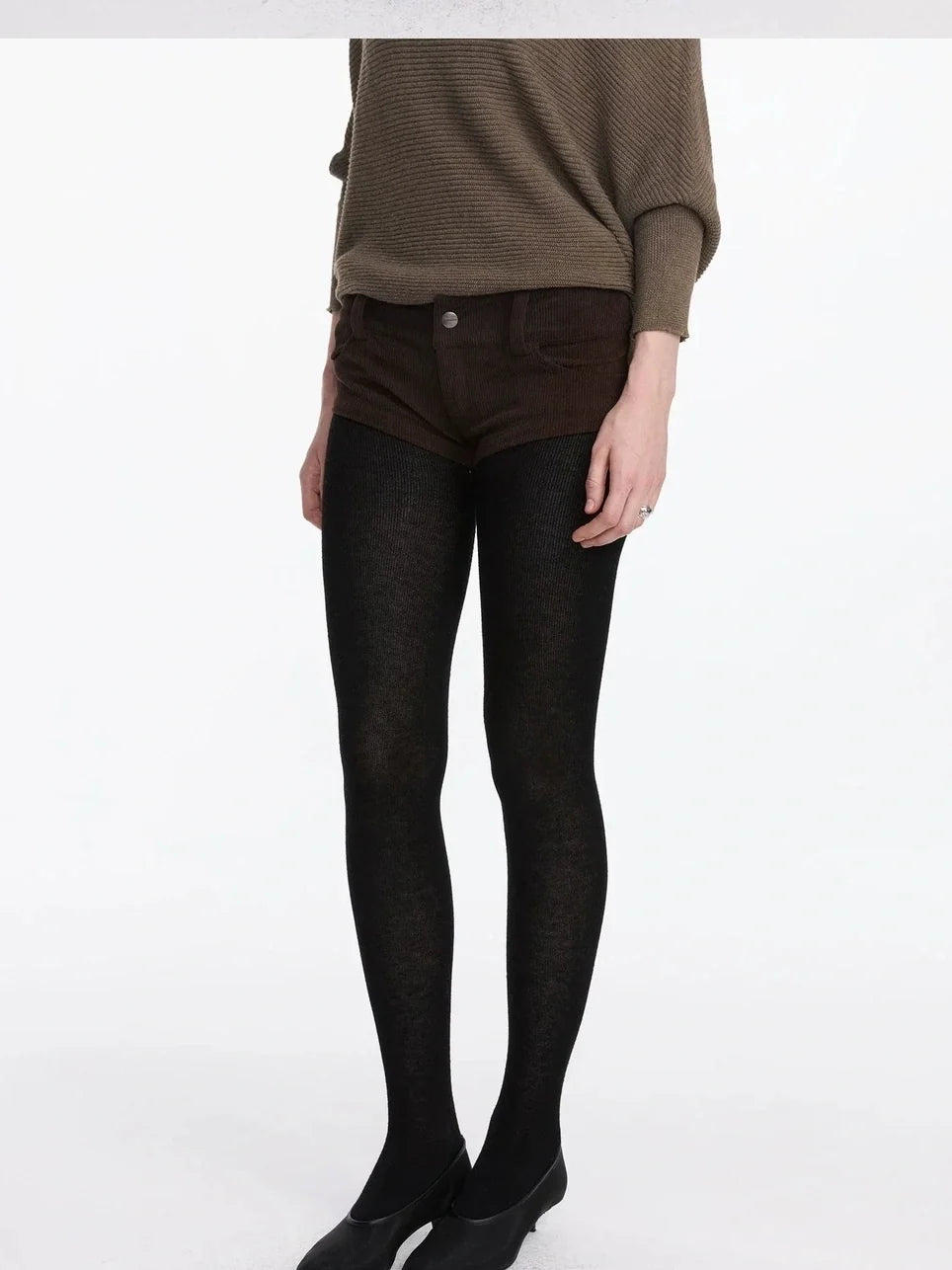 Stretch Wool Blend Tights