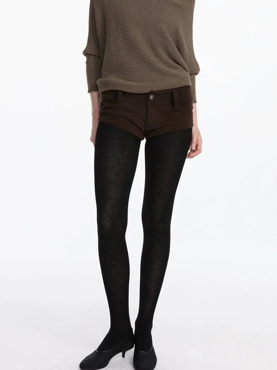 Stretch Wool Blend Tights