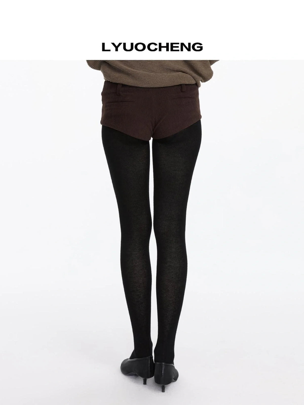 Stretch Wool Blend Tights