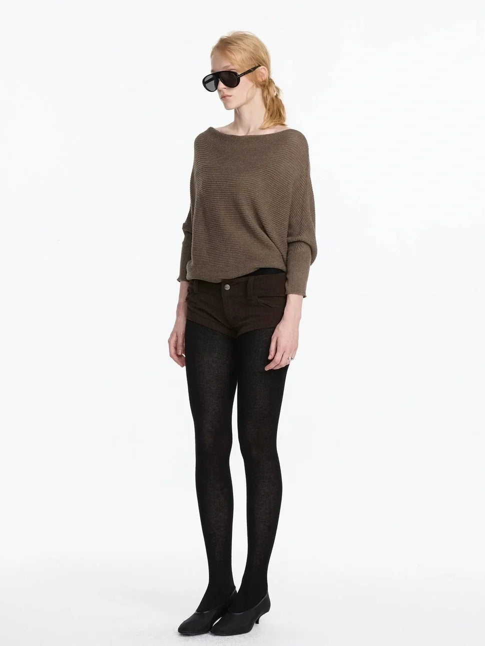 Stretch Wool Blend Tights