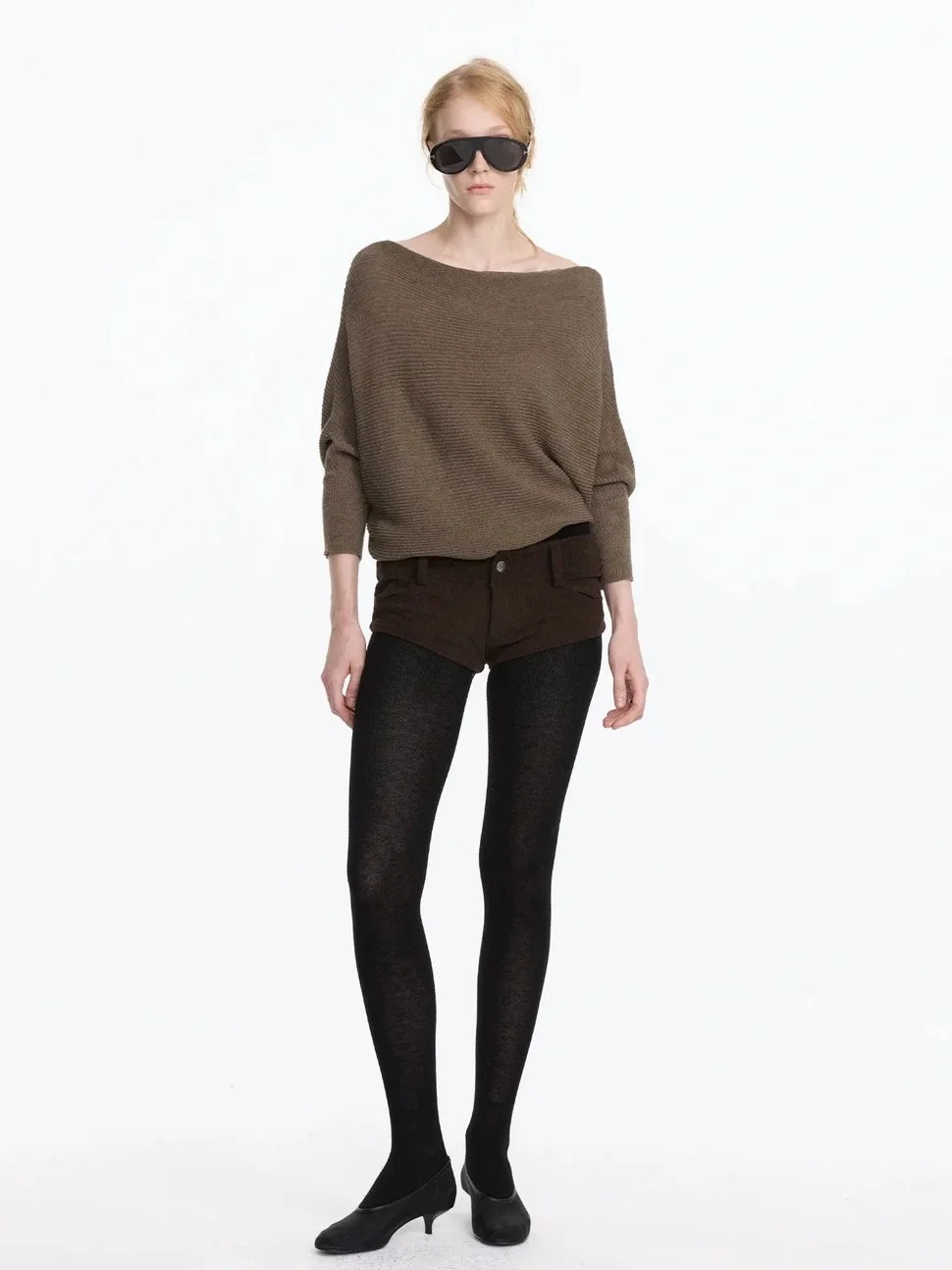 Stretch Wool Blend Tights
